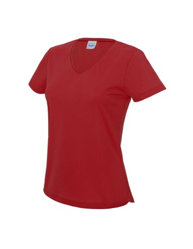 A-JC006-T-shirt cool col V Girlie